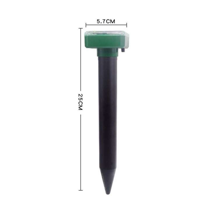 Solar Powered Ultrasonic Animal Control Rodent Repellent and Deterrent