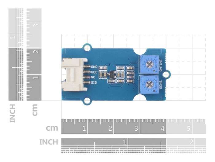 Seeed Studio (101020617) PIR Motion Sensor Board, Adjustable, 3.3V / 5V