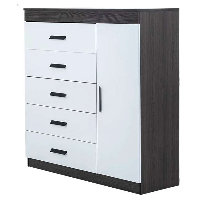 Mini Rome / Chest of drawers 5 Drawers - Brown