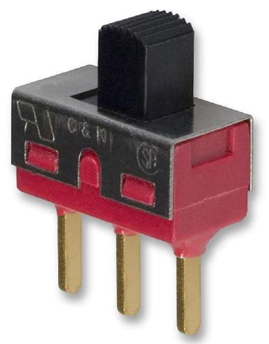 C&K Components (1101M2S3CQE2) Slide Switch, SPDT, On-On, Through Hole, 1000