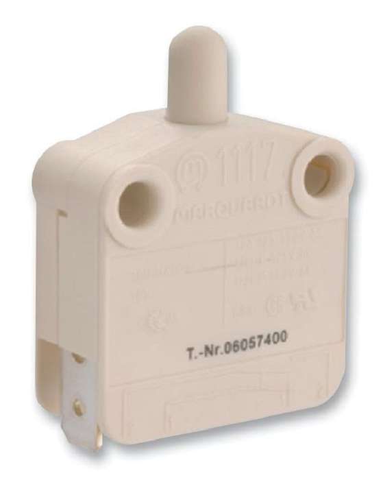 Marquardt (1117.0206-01) Microswitch, Snap Action, Plunger, SPNC