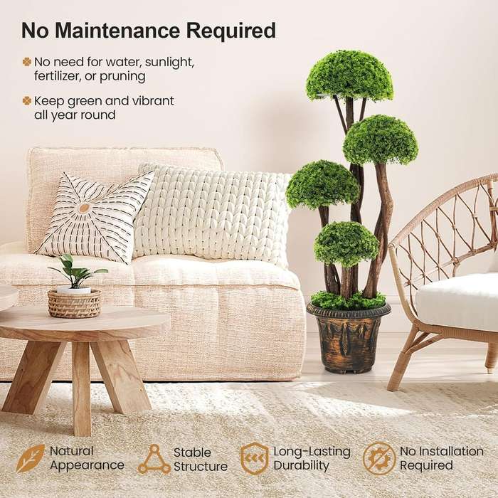 Artificial Cypress Topiary Ball Tree