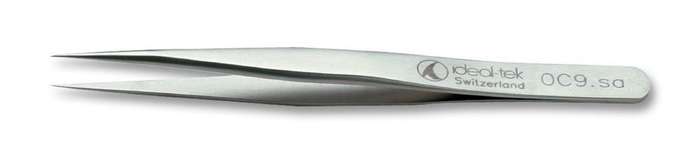 Ideal-Tek (0C9 SA) Tweezer, Precision, Fine, 90 mm, Stainless Steel