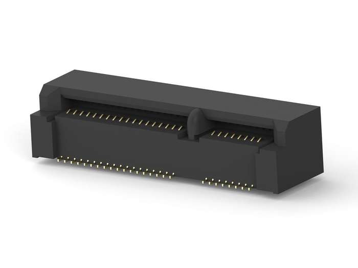 TE Connectivity (1759547-1) Card Edge Connector, Dual Side, 1 mm