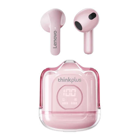LENOVO -Thinkplus -XT65 - Waterproof HiFi TWS Earbuds - Pink