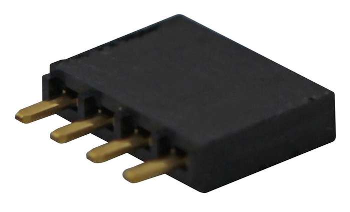 Samtec (SSW-104-01-G-S) PCB Receptacle, Board-to-Board, 2.54 mm, 1 Rows