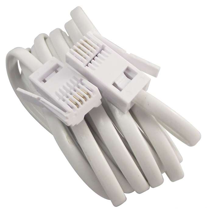Pro Signal 31005R Telephone Modular Cable, BT631A Plug to BT631A Plug