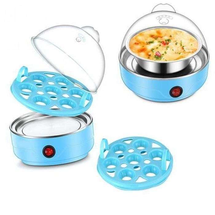 Electric Egg Cooker - 7 eggs - Blue