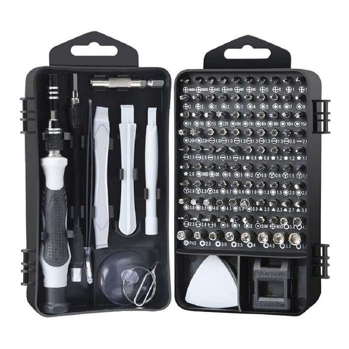 115-in-1 Ultimate Magnetic Precision Screwdriver Bits & Mini Tool Kit Set