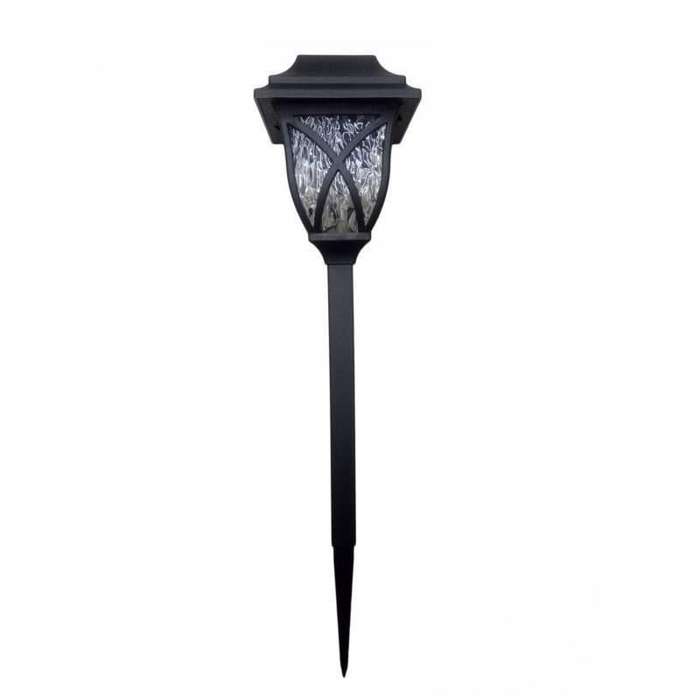Outdoor Waterproof Plastic Solar Garden Pathway Lights - Pack of 6