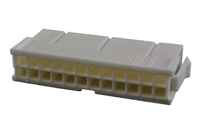 Molex (39-01-2246) Connector Housing, Mini-Fit Jr. 5559, Plug, 24 Ways