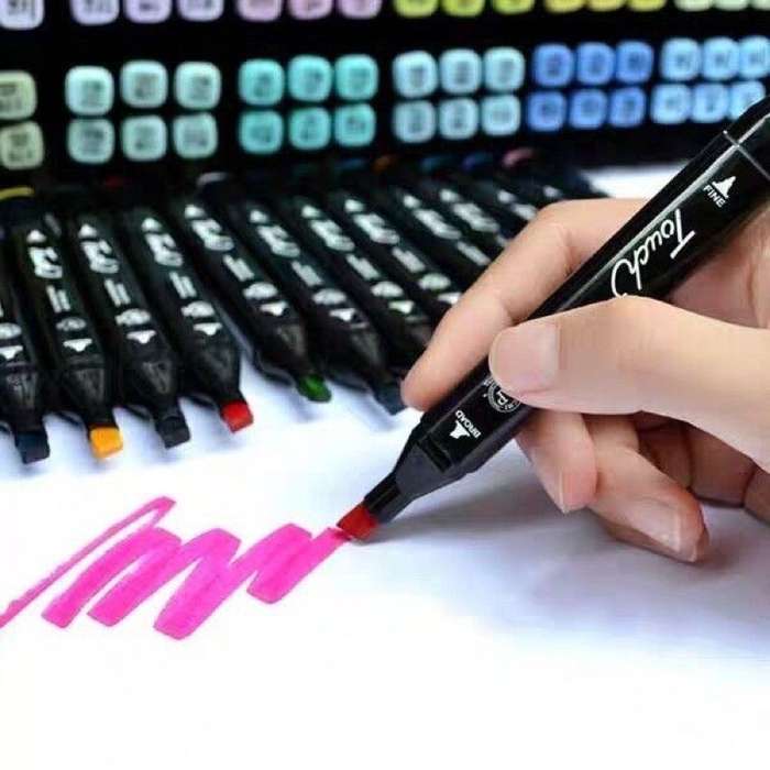 Set Of 168 Double Head Alcohol Oil Art Drawing Marker Pen
