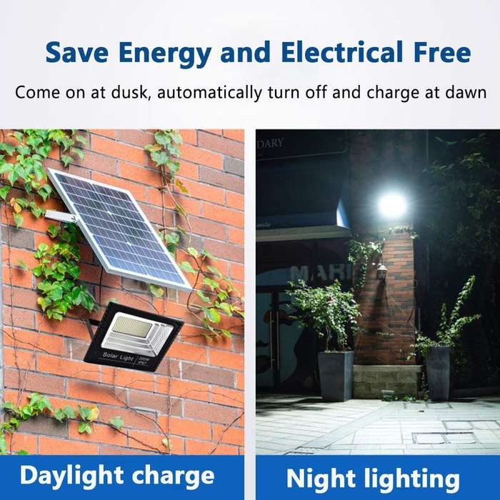 IP67 Waterproof Solar LED Flood Light with Remote control-4 Pack