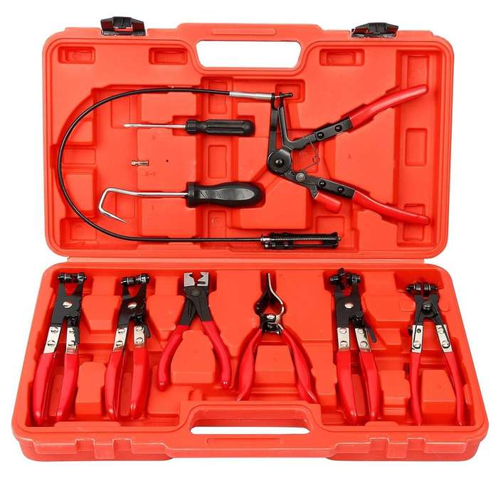 Automotive DIY Tool Hose/Liquid Line Clamp Pliers 9 Pieces Set