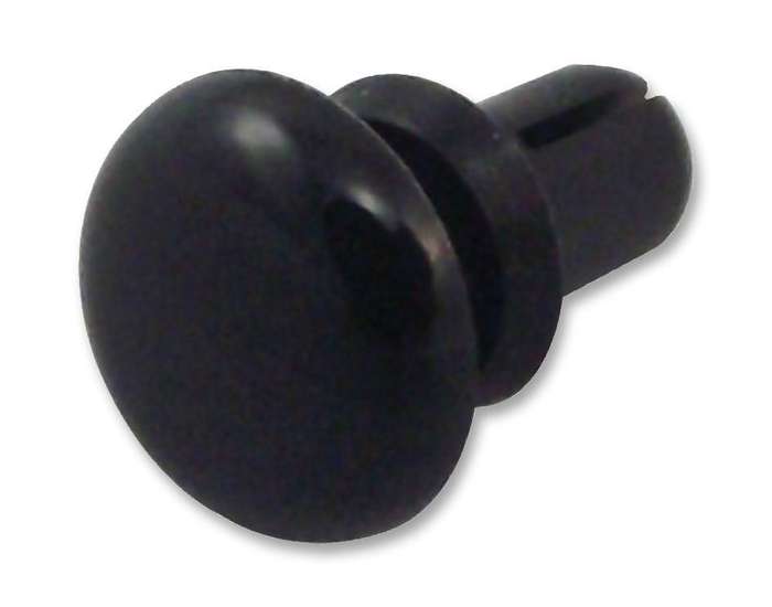 Essentra Components (SR 3560B) Rivet, Snap, Black, Nylon,