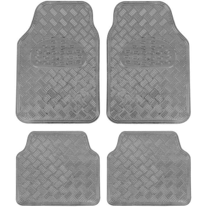 Metallic Car Mat Set - 4 Piece Set