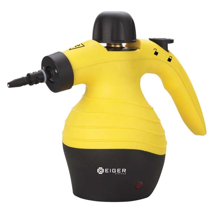 Eiger Hygiene Series 6-in-1 Handheld Steam Cleaner Set
