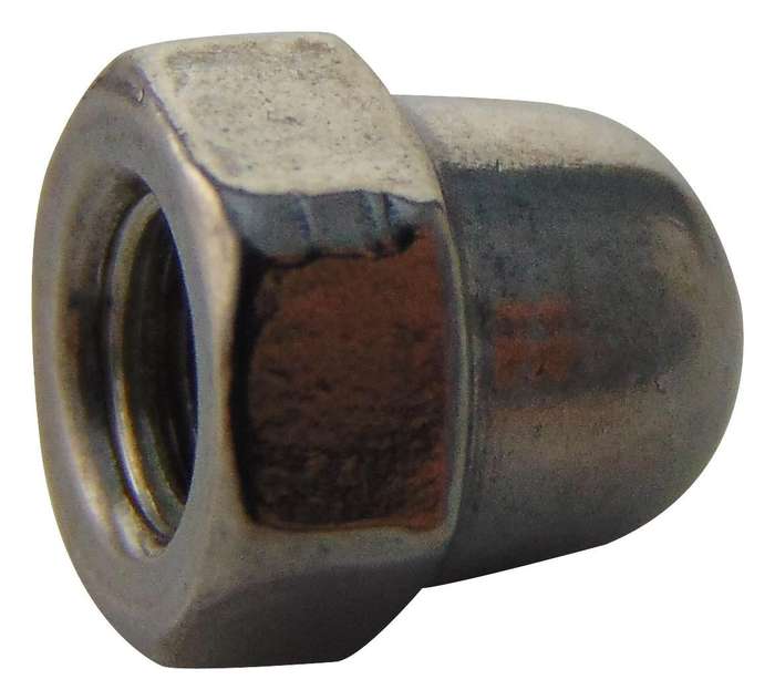 TR Fastenings (M4- DNA2-S50-) Nut, Dome, M4, Stainless Steel, 50 Pack