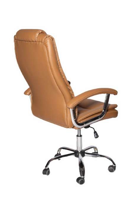 Office Chairs - Executive Swivel PU Leather Midback - Brown