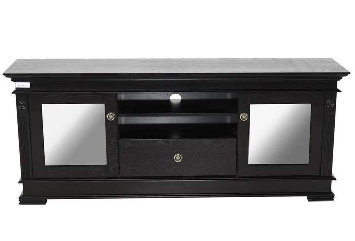Veneer Wood Smart TV / Plasma Stand-Black or Brown