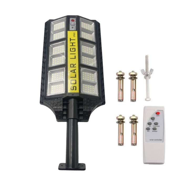 300w Solar LED Flood Light / Street lamp Built In Solar Panel and Remote