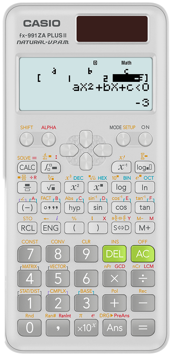 Casio FX-991ZA Plus II Advanced Scientific Calculator 452 Function