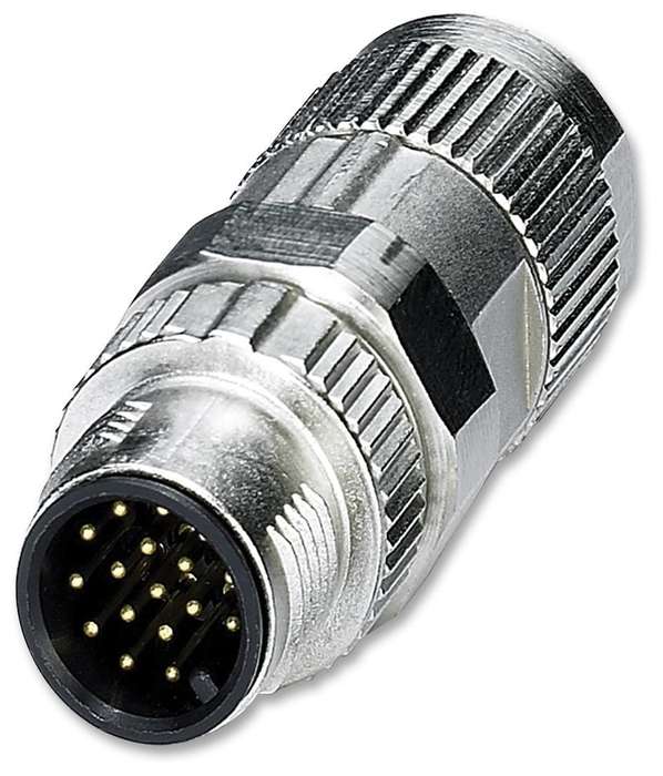 Phoenix Contact (SACC-MS-17PCON SCO) Circular Connector, Plug, 17 Contacts