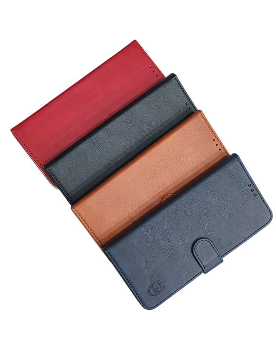 Oppo Reno 7z 5G Leather Flip Book Cover - Blue