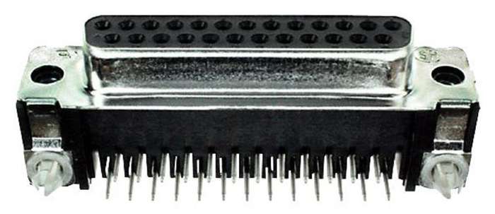 TE Connectivity (5747846-4) D Sub Connector, DB25, 25 Contacts, Receptacle