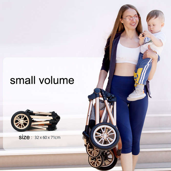 Baby Stroller 3 in 1 Luxury