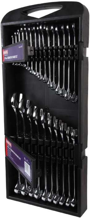 Duratool D03082 Spanner Set, Cased, 6 mm - 32 mm, 25 Piece
