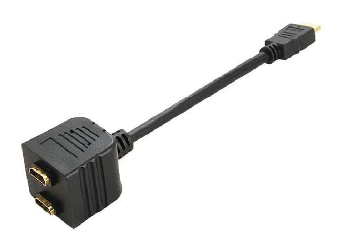 Multicomp Pro (PS000254) Audio Adapter, HDMI Plug, HDMI Receptacle x 2