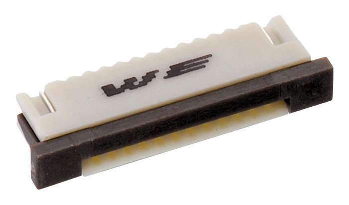 Wurth (68612414422) FFC / FPC Board Connector, ZIF, Horizontal, 1 mm