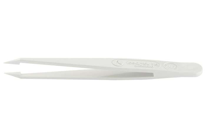 Ideal-Tek (707.DG) Tweezer, Component Positioning, Bent, Flat, POM, 115 mm