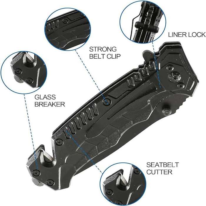 Folding Pocket Knife Extreme Ops Knife Tactical Clip Knife for Outdoor