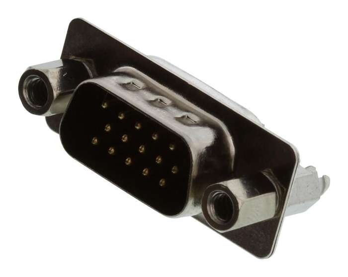Amphenol (10090928-P154VLF) D Sub Connector, Plug, 15 Contacts, DA, Solder