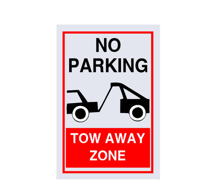 No Parking Safety Sign - ABS Sign Board