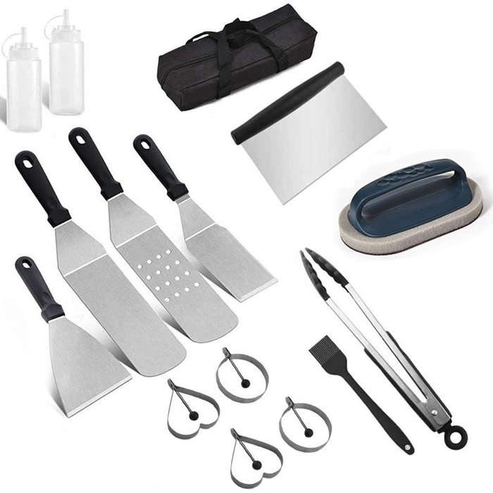 15 Pcs BBQ Tool Set