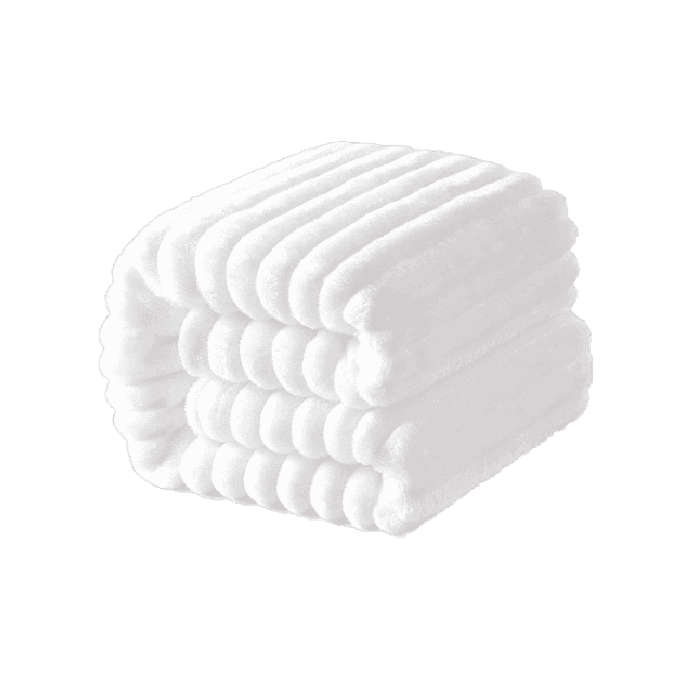 Cozzy Fleece Quality Cover Throw Blanket - White