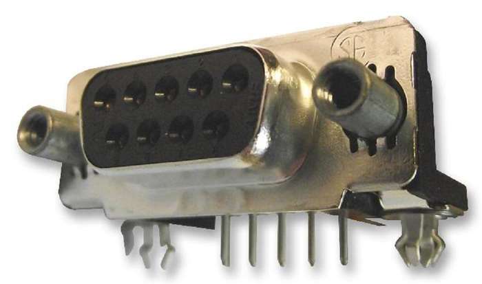 TE Connectivity (5747844-6) D Sub Connector, DB9, 9 Contacts, Receptacle