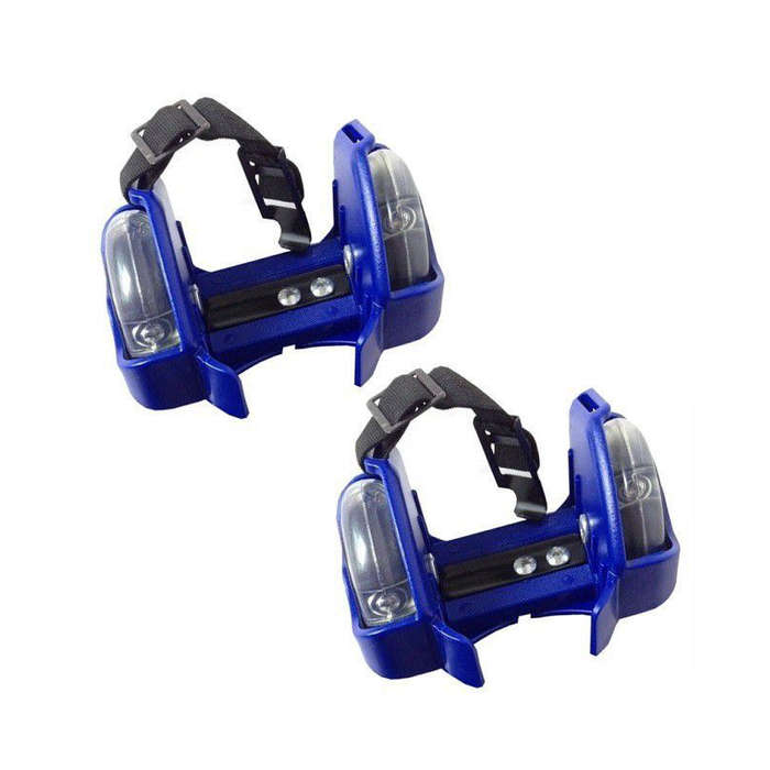 Adjustable Flashing Heel Roller Pulley Skates