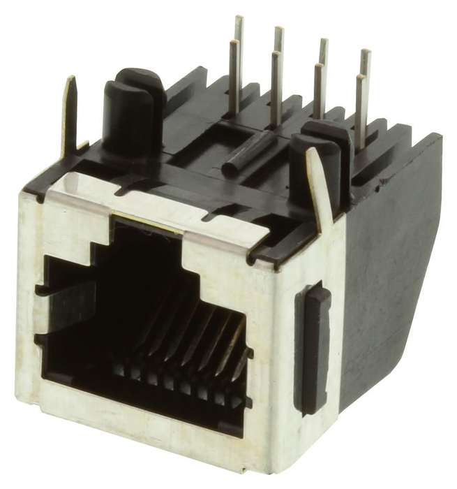 TE Connectivity (5555153-1) Modular Connector, RJ45 Jack, 1 x 1 (Port)