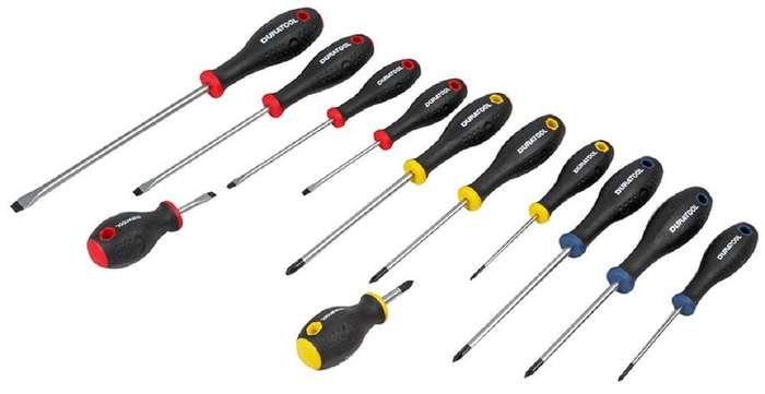 Duratool (D03441) Screwdriver Set, 12 Piece