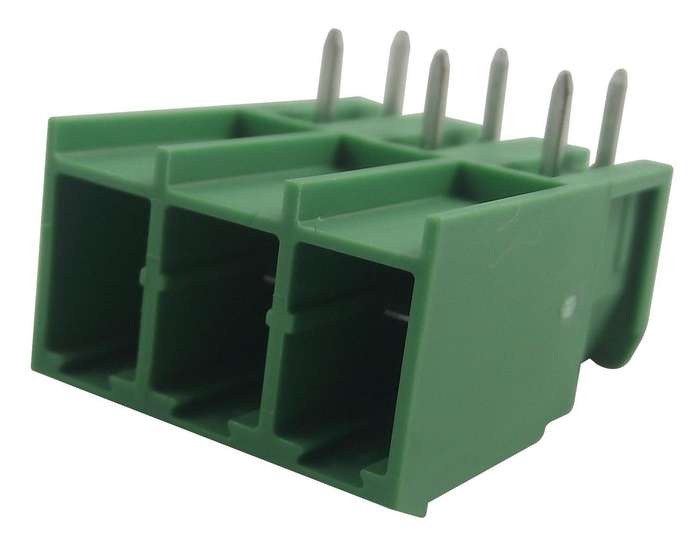 Phoenix Contact (PC 4/3-G-7,62) Terminal Block, Horizontal, Header