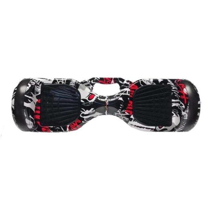 6.5 Inch Smart Auto Balance Hoverboard With Bluetooth Speaker - Black & White