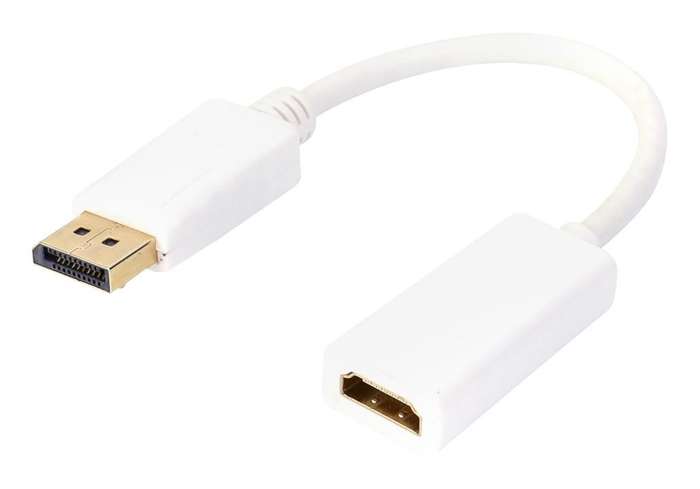 Multicomp Pro (PS000252) Audio Adapter, DisplayPort Plug, HDMI Receptacle