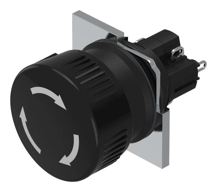Eao (51-256.0250) Emergency Stop Switch, SPST-NO, 5 A, 250 V