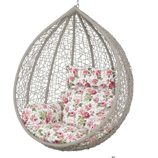 Hanging Chairs Patio / Garden / Balcony Swing Chairs - Grey Colour
