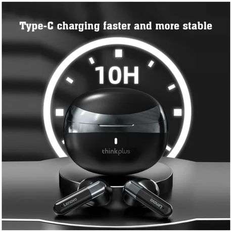Lenovo Thinkplus - LP11 - TWS Wireless Dual Stereo Earbuds - Black