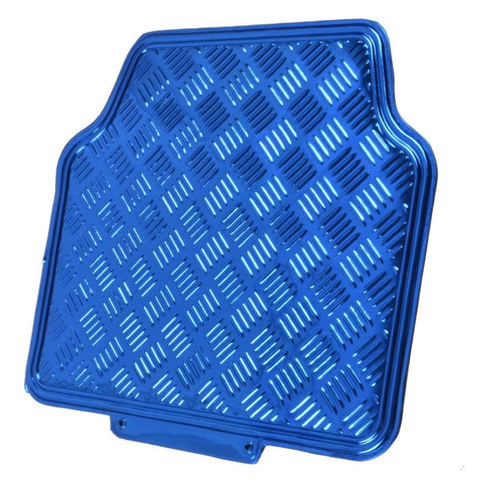Metallic Car Mat Set - 4 Piece Set